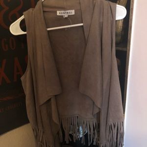 Fringed vest